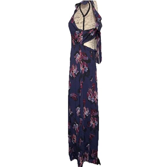 Japna Y2K Babydoll Fairy Maxi Dress Floral Tie-back Grunge Romantic Medium - Picture 6 of 10
